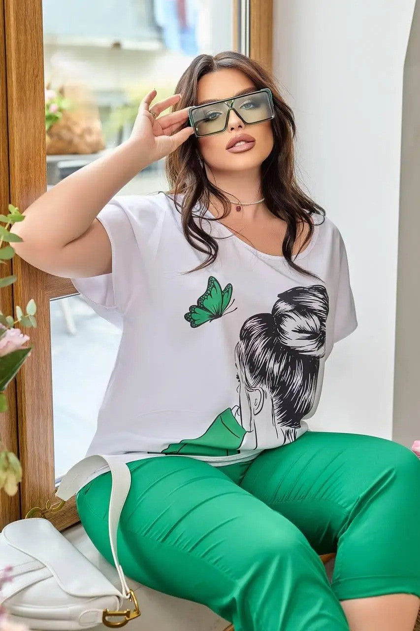 Dres damski duży rozmiar Lady 3800-23