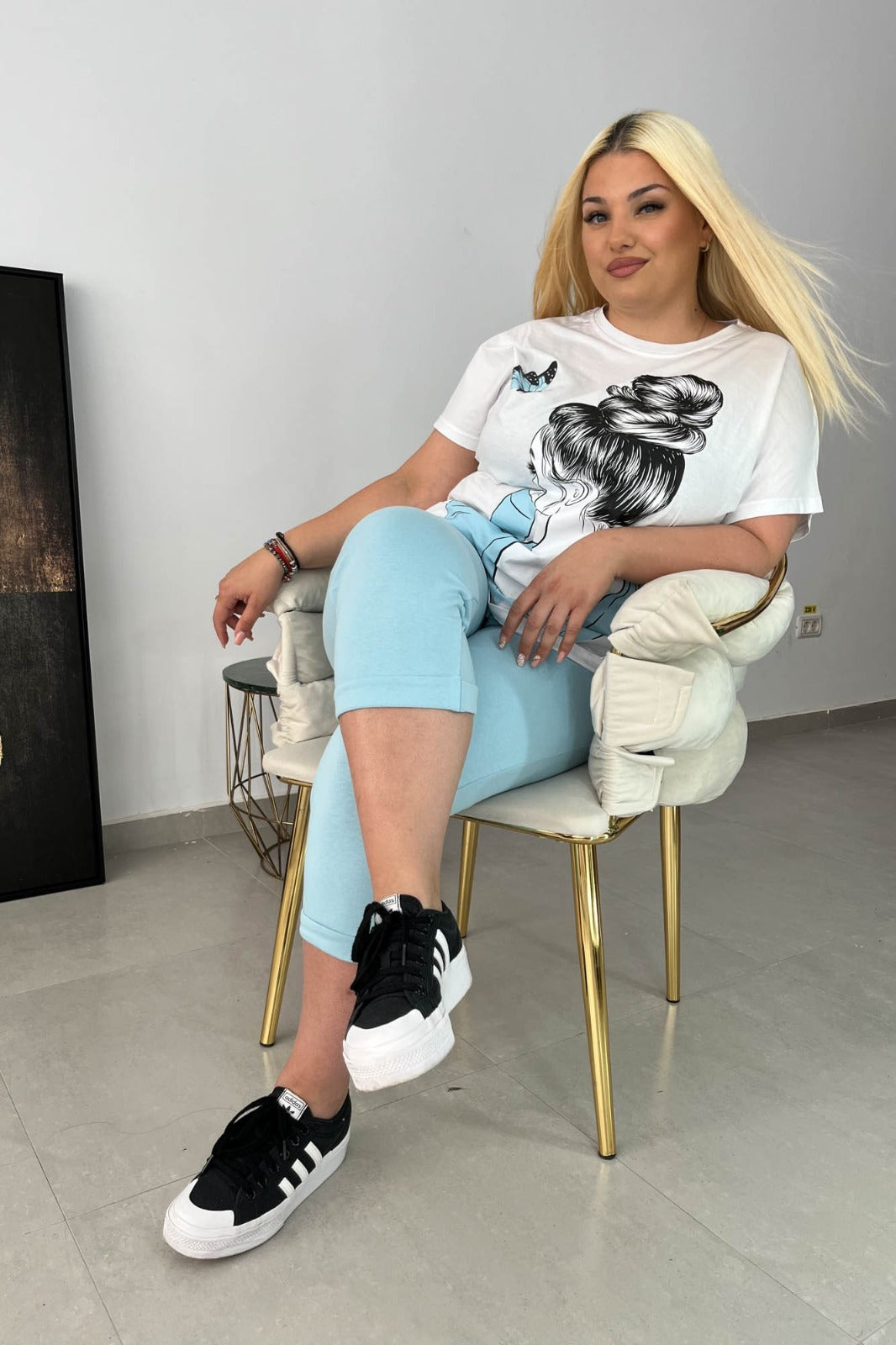 Dres damski duży rozmiar Lady 3800-23