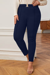 Pantaloni dama marimi mari cu catarama PTS003