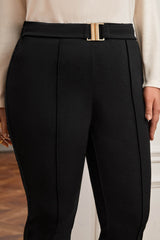 Pantaloni dama marimi mari cu catarama PTS003