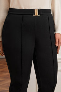 Pantaloni dama marimi mari cu catarama PTS003
