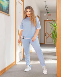Trening dama din bumbac marimi mari 8098
