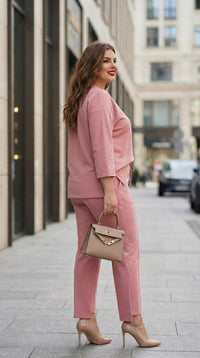 Dres damski duży rozmiar 8182