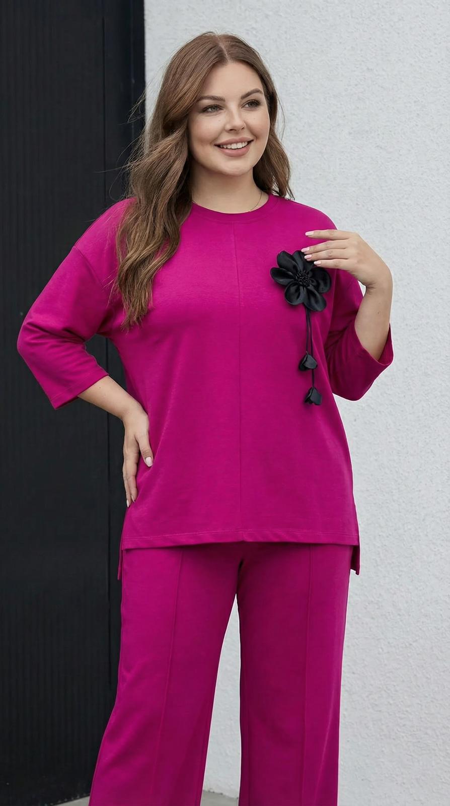 Dres damski duży rozmiar 8182