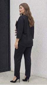 Dres damski duży rozmiar 8182