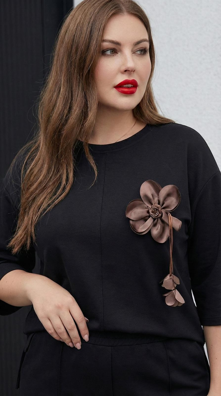 Dres damski duży rozmiar 8182