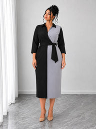 Sukienka damska plus size 2202