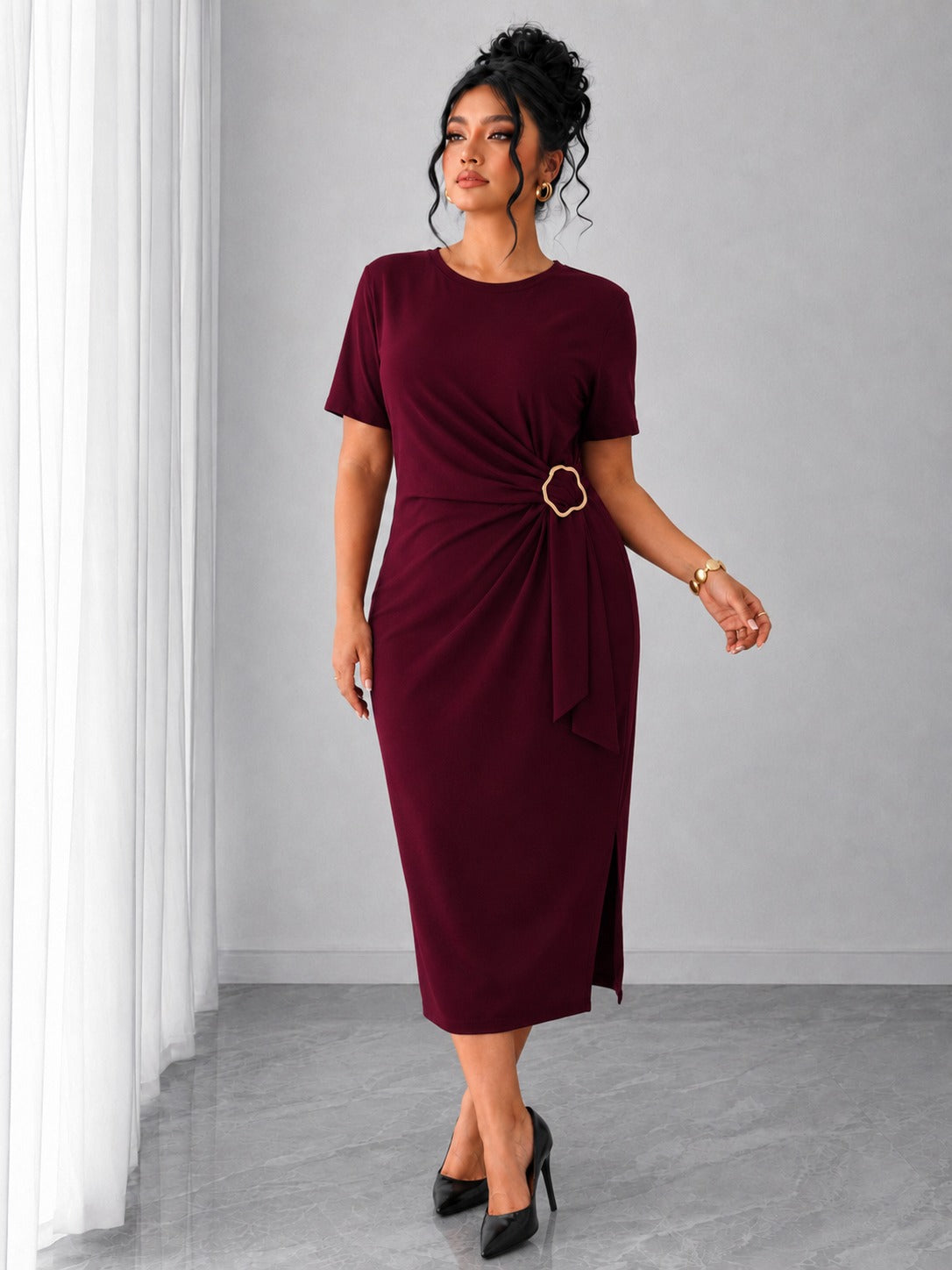 Sukienka damska plus size 2202