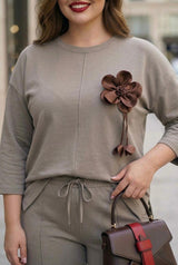 Dres damski duży rozmiar 8182