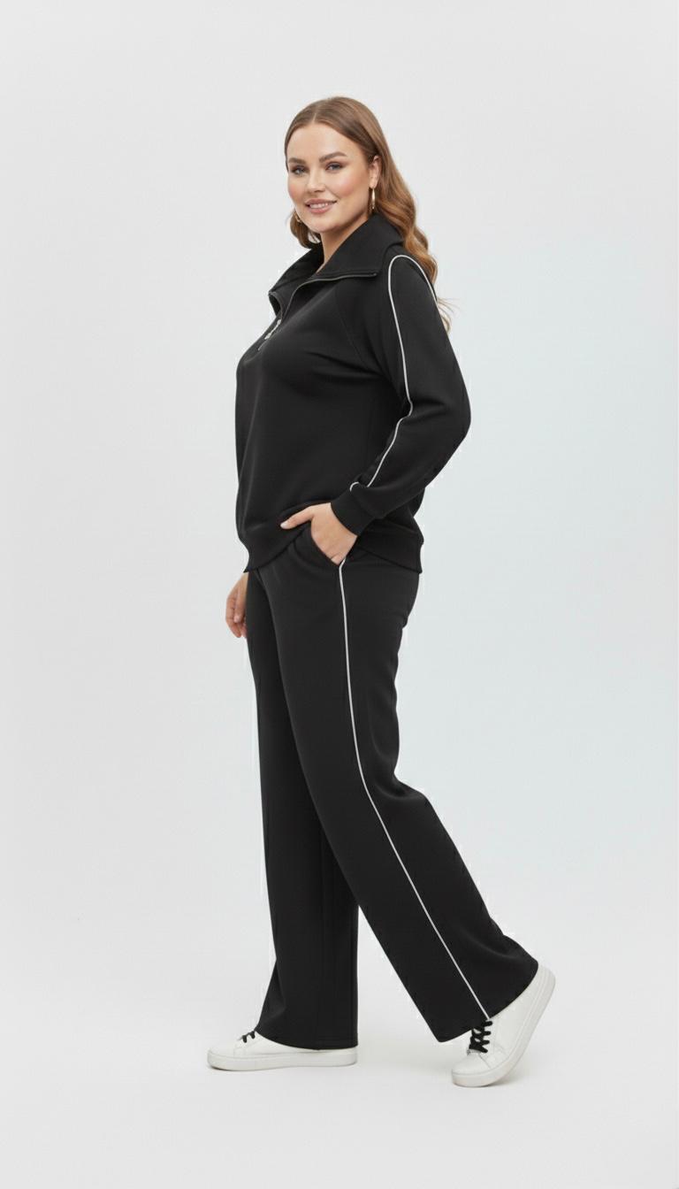 Dres damski duży rozmiar 8182