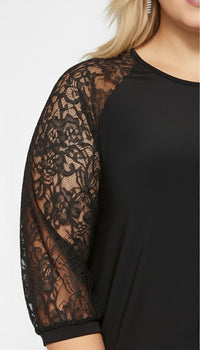 Bluzka koronkowa damska w dużym rozmiarze 1449-23