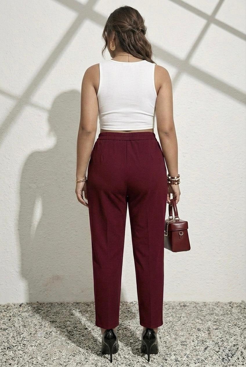 Spodnie damskie w dużych rozmiarach 6228-23