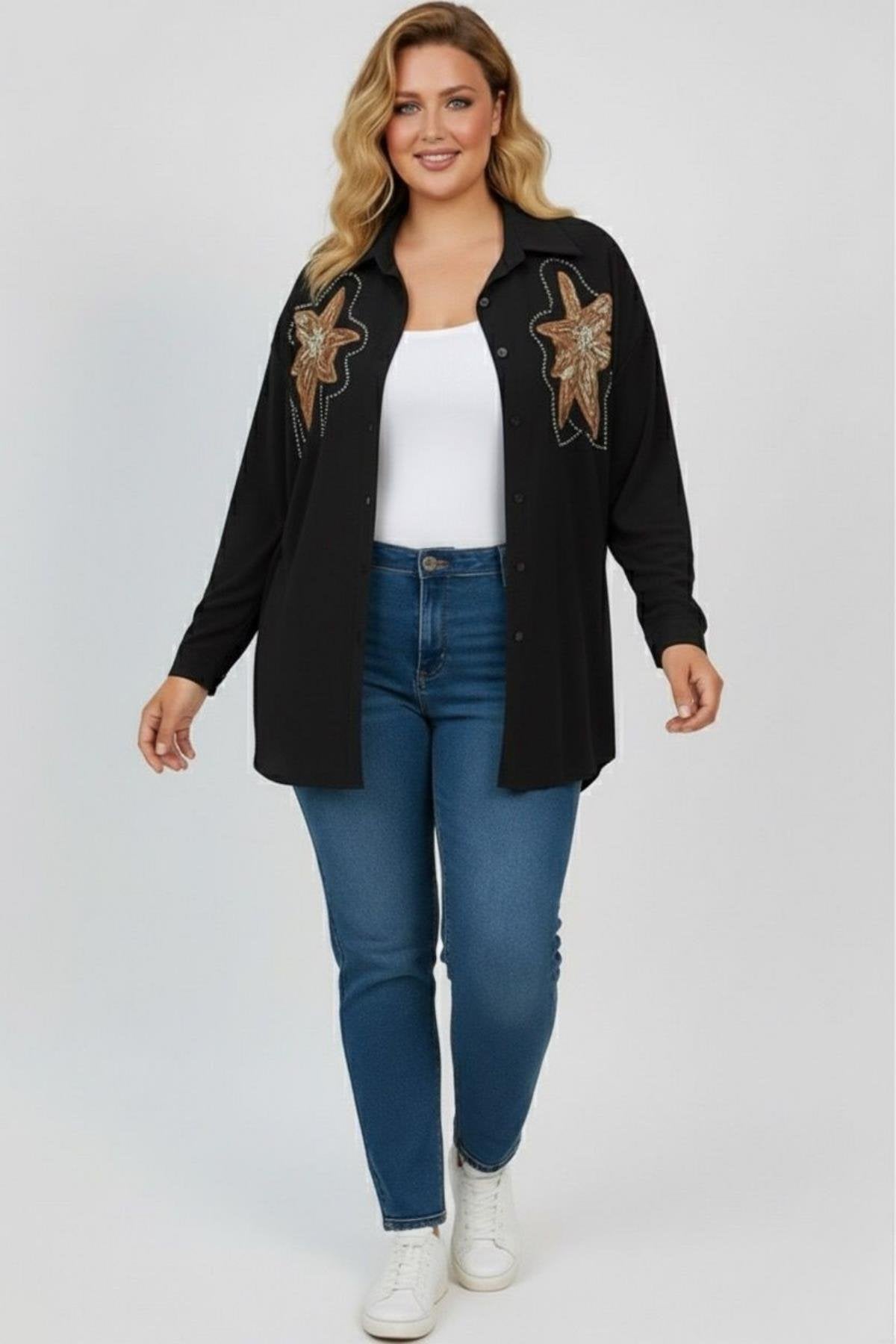 Koszula damska duże rozmiary 1673-24