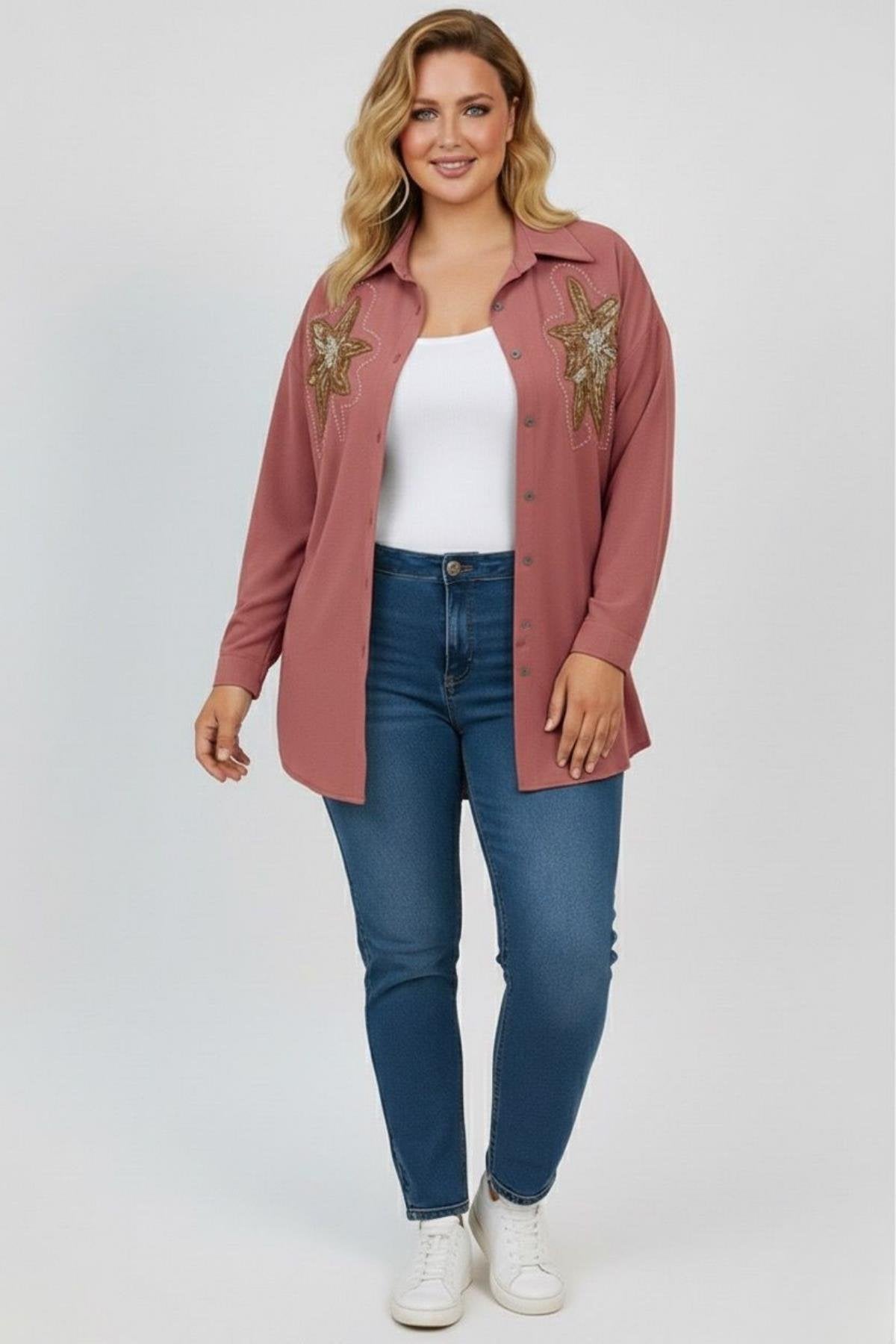 Koszula damska duże rozmiary 1673-24