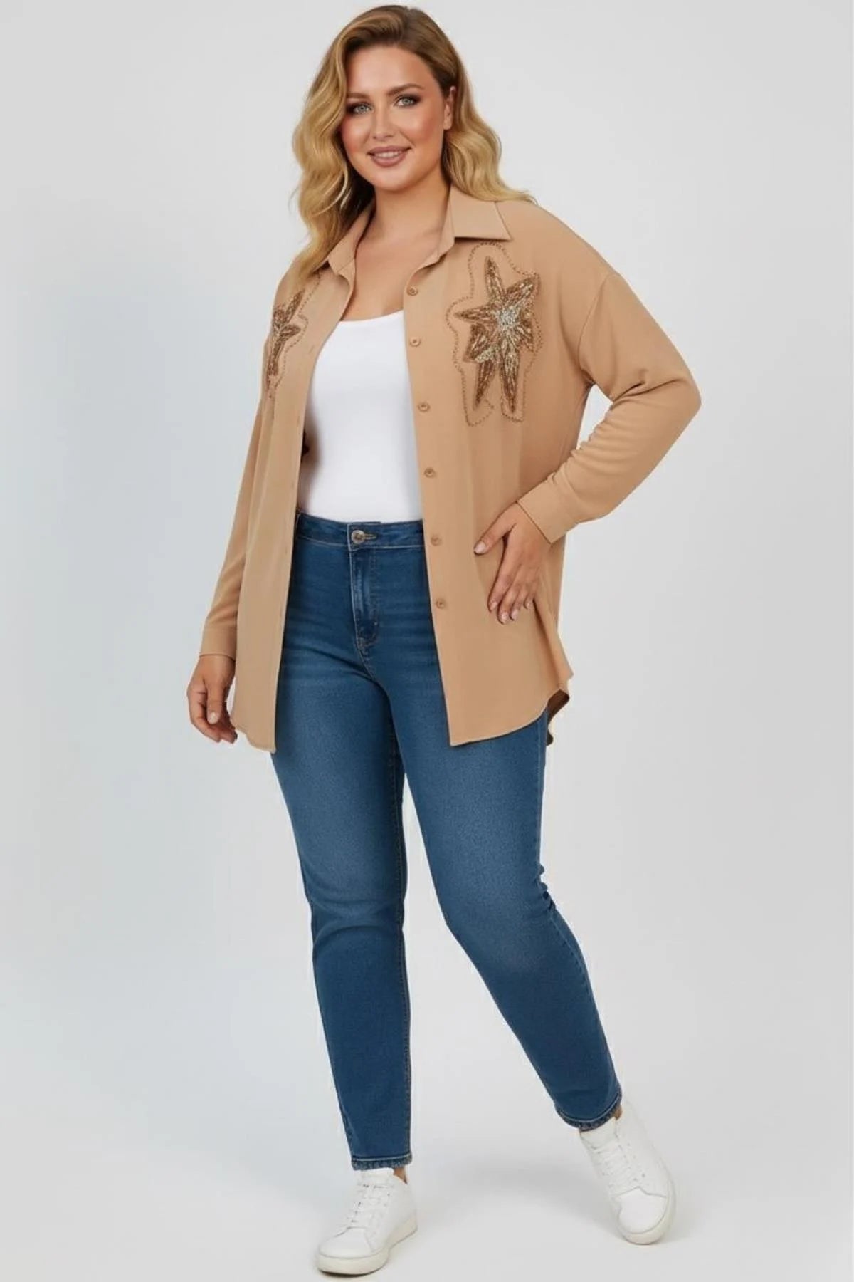 Koszula damska duże rozmiary 1673-24