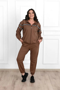 Dres damski duże rozmiary 3671-25