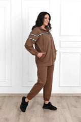 Dres damski duże rozmiary 3671-25