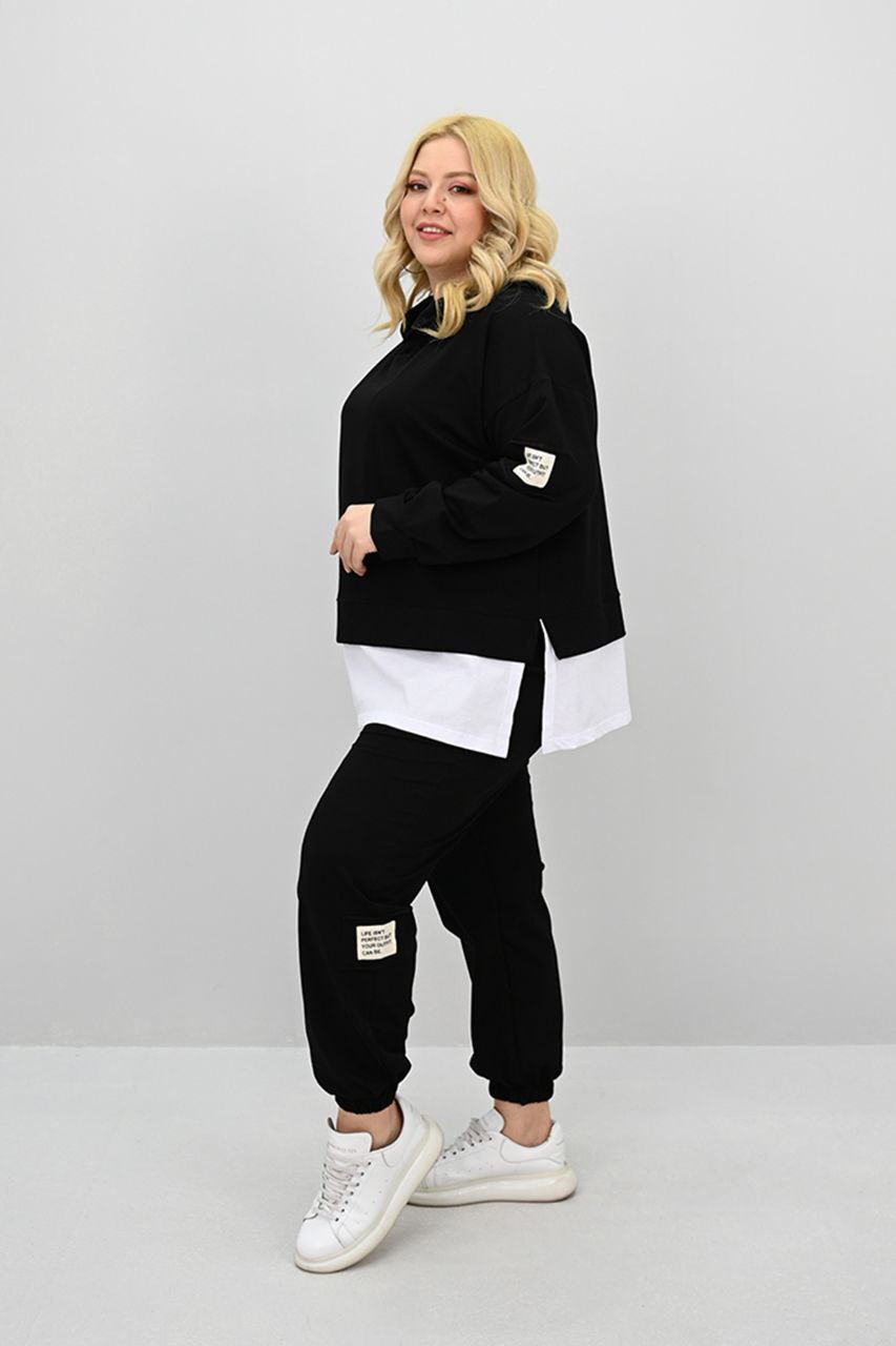 Dres damski duży rozmiar 8182