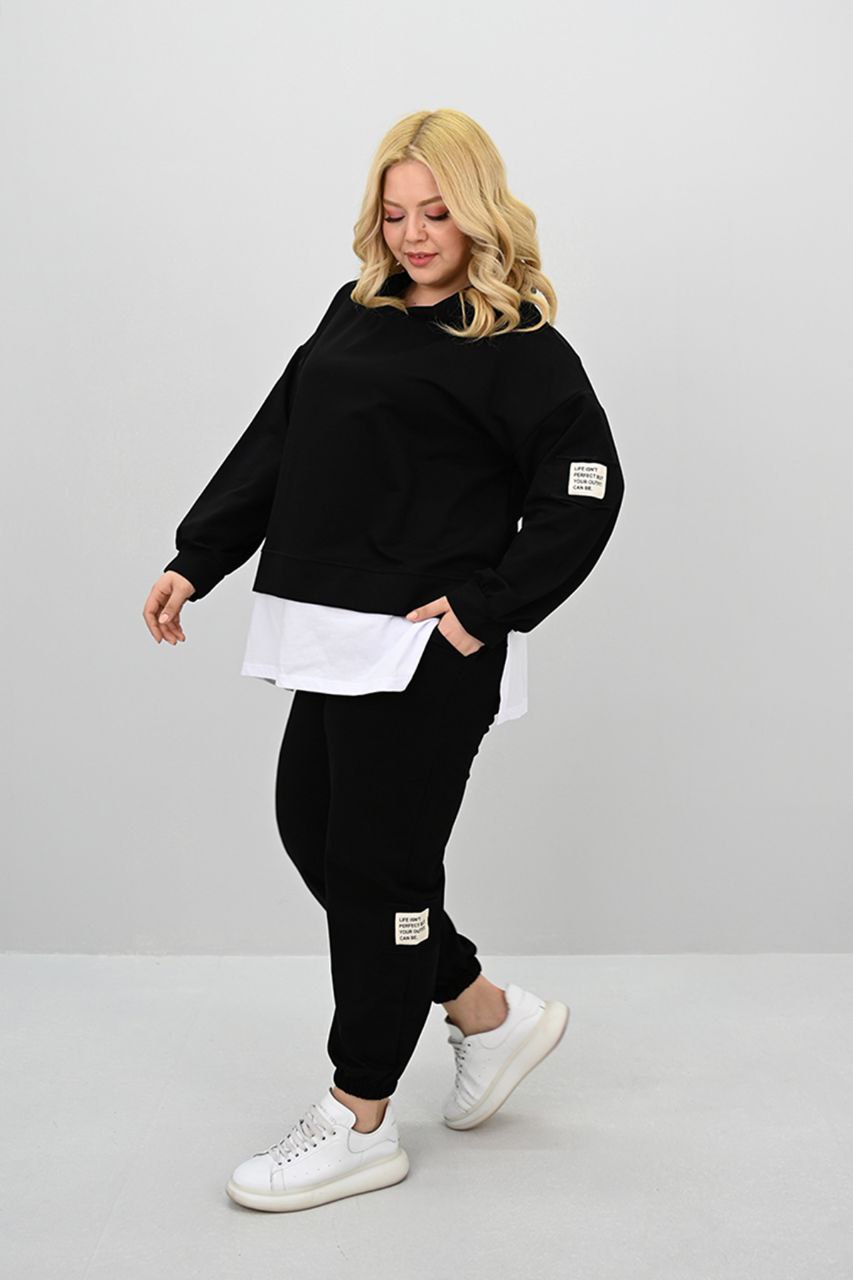 Dres damski duży rozmiar 8182