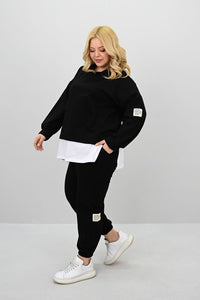 Dres damski duży rozmiar 8182
