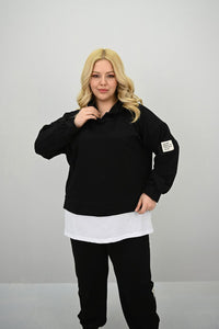 Dres damski duży rozmiar 8182