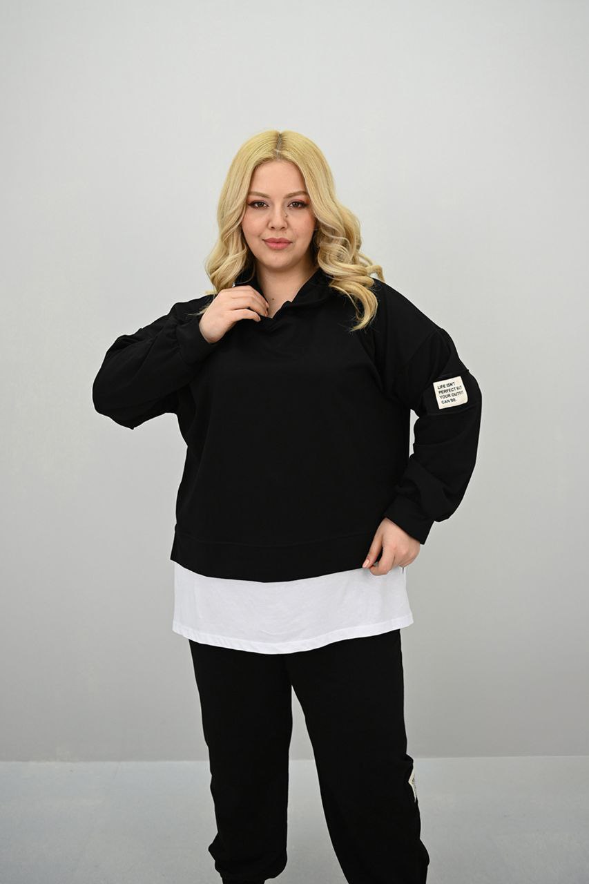 Dres damski duży rozmiar 8182