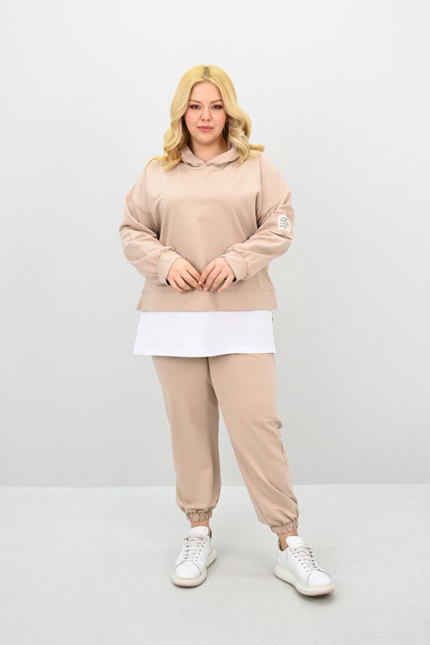 Dres damski duży rozmiar 8182